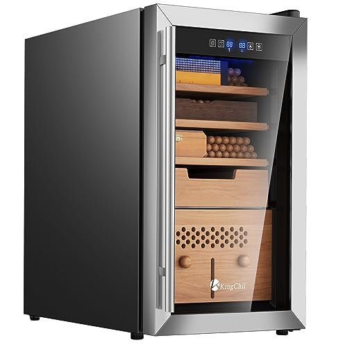KingChii 43L Electric Cigar Humidor with Humidity Control