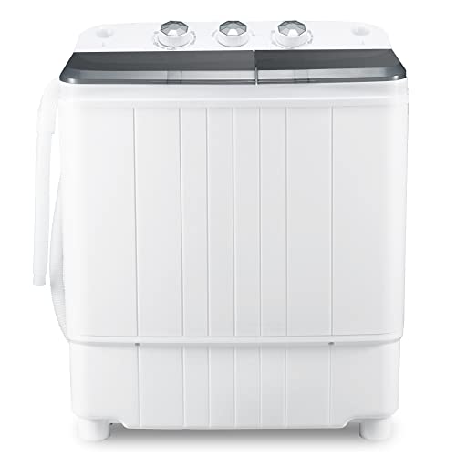 Habutway Portable 2-in-1 Washing Machine 17.6Lbs Capacity with Spinner