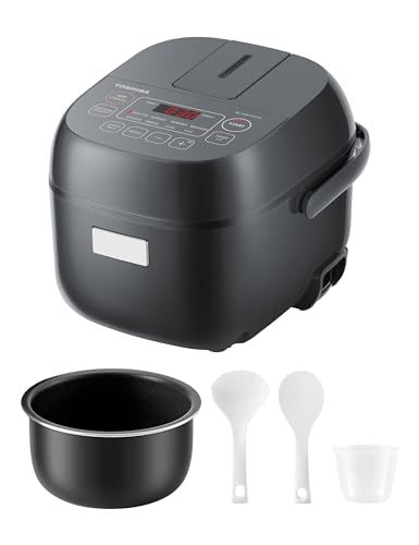 TOSHIBA Rice Cooker: Small Size, 8 Cooking Functions