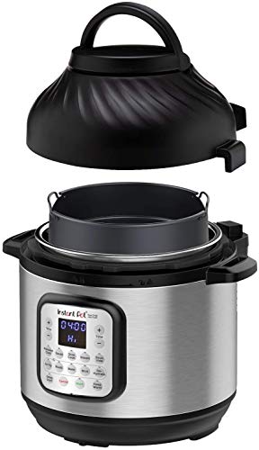 Instant Pot Duo Crisp 11-in-1 Combo, 8QT, Black/Stainless Steel