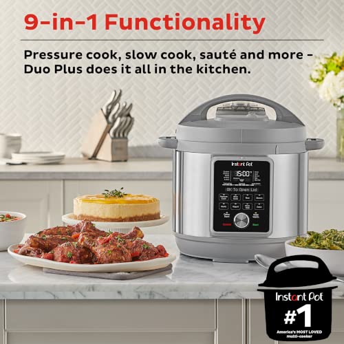 6-Quart Instant Pot Duo Plus Electric Pressure Cooker