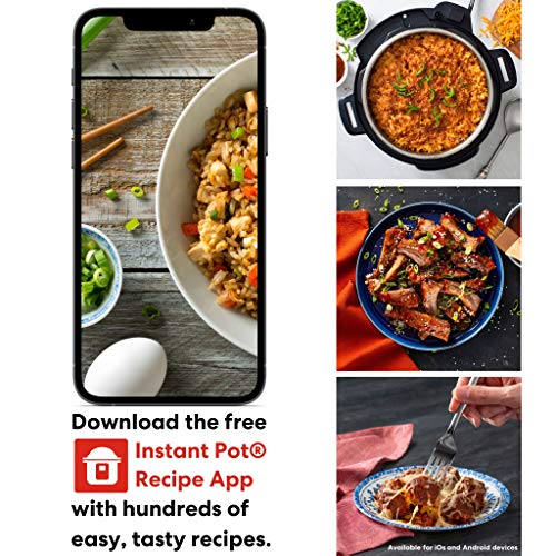 Instant Pot Pro 8QT 10-in-1 Kitchen Appliance, app with 800 recipes