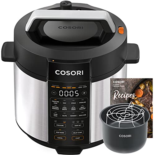COSORI 9-in-1 Electric Pressure Cooker 6 qt, Stainless Steel