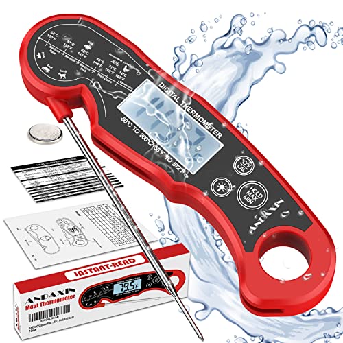 ANDAXIN Digital Meat Thermometer for Grilling and Cooking