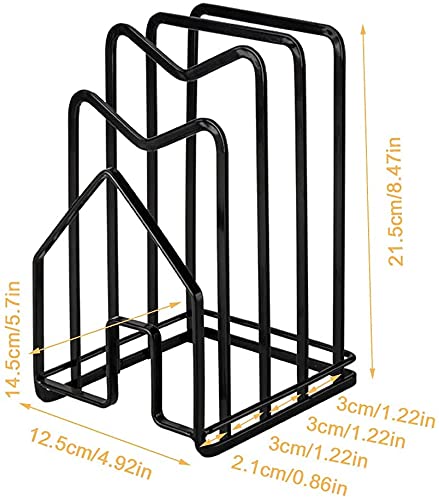 SUNFICON Chopping Board Holder Stand for Kitchen Countertop
