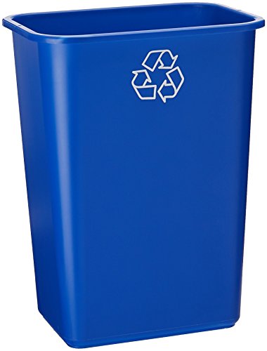 41 Quart EcoSense Blue Recycling Trash Can
