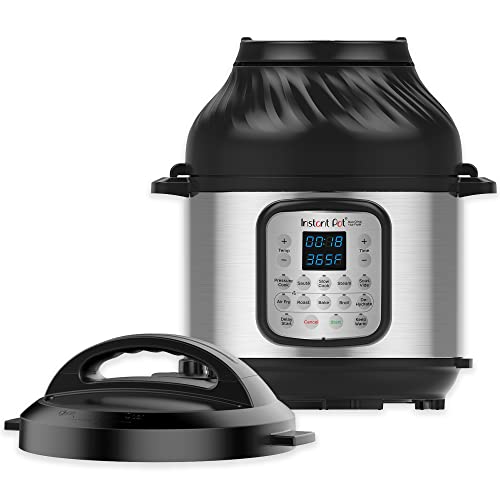 Instant Pot Duo Crisp 11-in-1 Pressure Cooker with Air Fryer & Tempered Glass Lid
