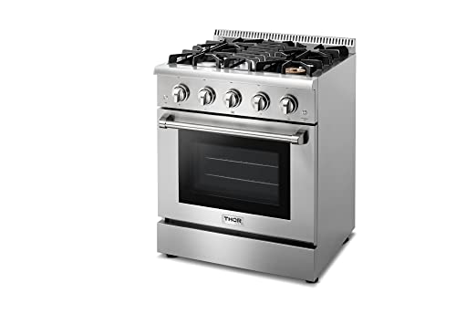 THOR Kitchen 30-Inch Gas Range with Blue Oven