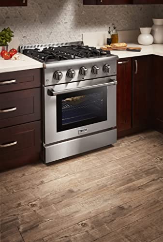THOR Kitchen 30-Inch Gas Range with Blue Oven