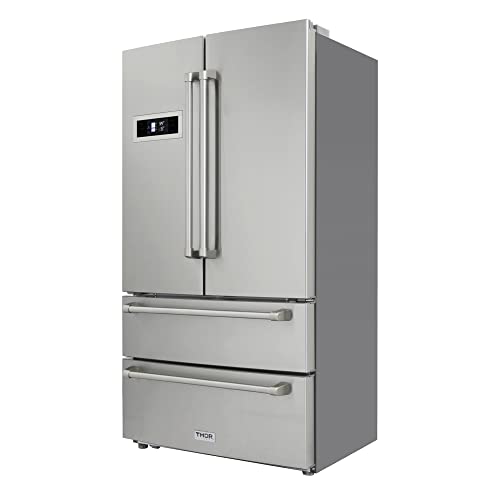 Thor Kitchen French Door Refrigerator with Ice Maker