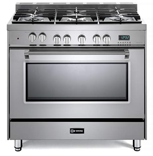 Verona Prestige 36" Dual Fuel Range Turbo Oven
