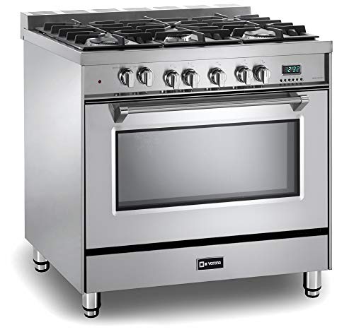 Verona Prestige 36" Dual Fuel Range Turbo Oven