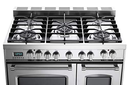 Verona 36" Dual Fuel Range Double Oven Stainless Steel
