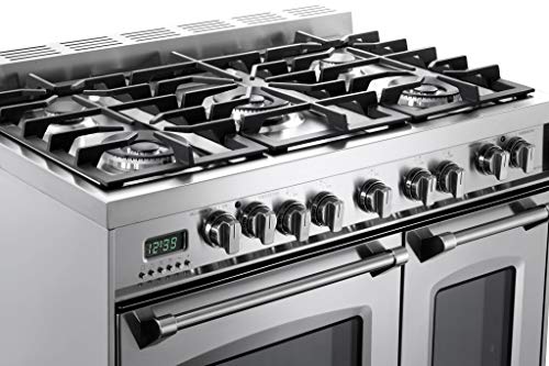 Verona 36" Dual Fuel Range Double Oven Stainless Steel