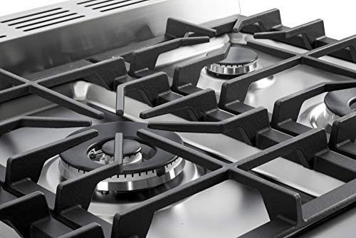 Verona 36" Dual Fuel Range Double Oven Stainless Steel