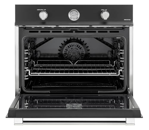 Verona Designer Gas Wall Oven - Matte Black - 30