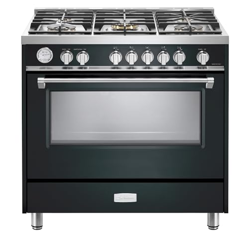Verona Designer Series Gas Range Oven with Brass Burners