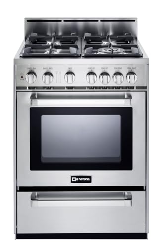 Verona 24" Pro-Style Gas Range Oven Stainless Steel
