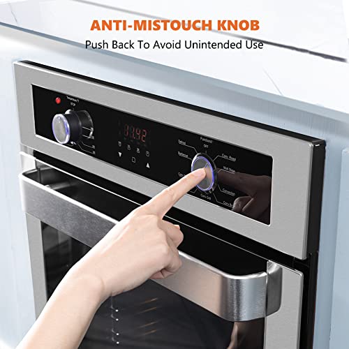 Thermomate 24 Inch Single Wall Oven in Stainless Steel