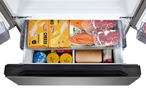 Hamilton Beach Full Size Refrigerator with Two Freezer Drawers