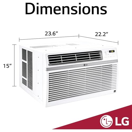 LG 12,000 BTU Window Air Conditioner, Cools 550 Sq.Ft