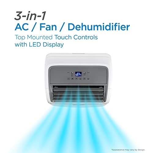 BLACK+DECKER Portable Air Conditioner - 12,000 BTU, White