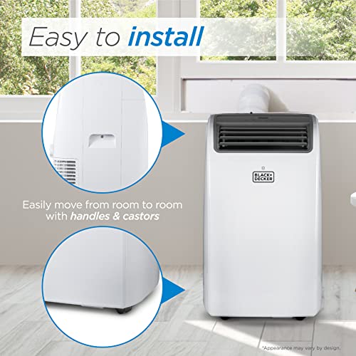 BLACK+DECKER Portable Air Conditioner - 12,000 BTU, White