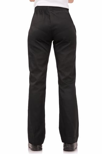 Women's Black Baggy Chef Pants for Chef Work