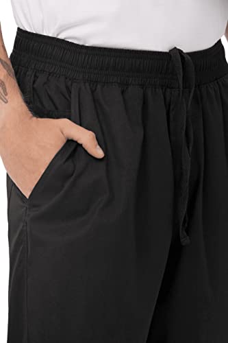Black Chef Works Lightweight Baggy Pants - Size Large