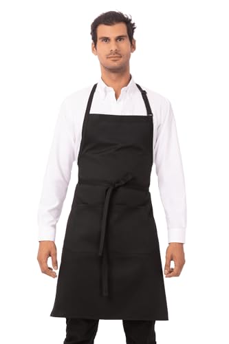 Black Chef Butcher Apron - One Size Unisex