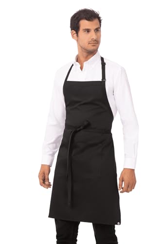 Black Chef Butcher Apron - One Size Unisex