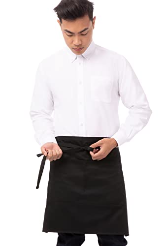 Black Chef Works Half Bistro Server Apron, One Size