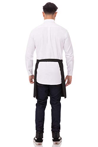Black Chef Works Half Bistro Server Apron, One Size