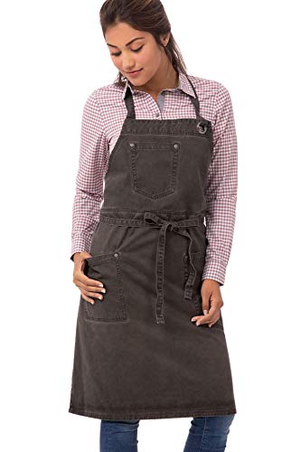 Pewter Dorset Bib Apron by Chef Works