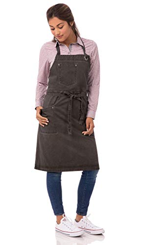 Pewter Dorset Bib Apron by Chef Works