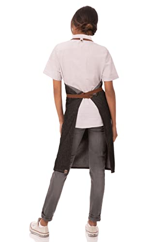 Black Chef Works Memphis Bib Apron, Unisex, One Size