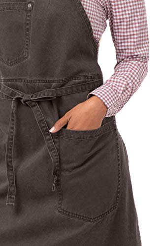 Pewter Dorset Bib Apron by Chef Works