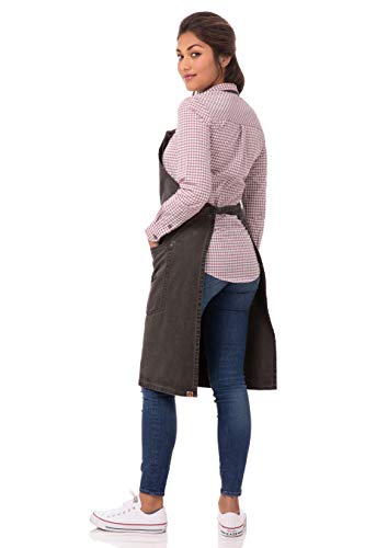 Pewter Dorset Bib Apron by Chef Works