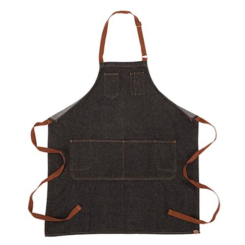 Black Chef Works Memphis Bib Apron, Unisex, One Size