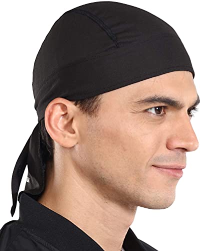 Black Cooling Helmet Liner for Men - Multi-functional