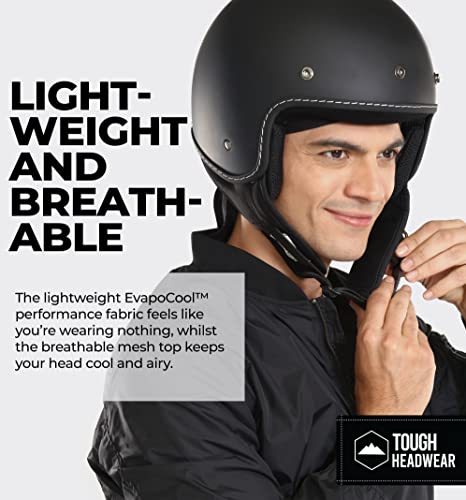 Black Cooling Helmet Liner for Men - Multi-functional