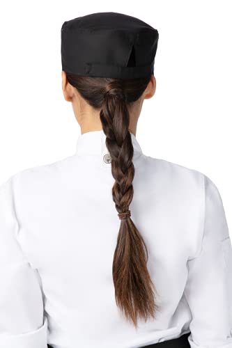 Black Chef Works Cool Vent Sustainable Chef Beanie