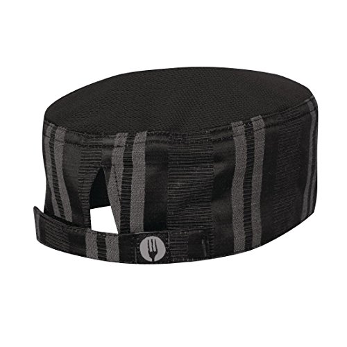 Chef Works Cool Vent Chef Beanie, Black Grey