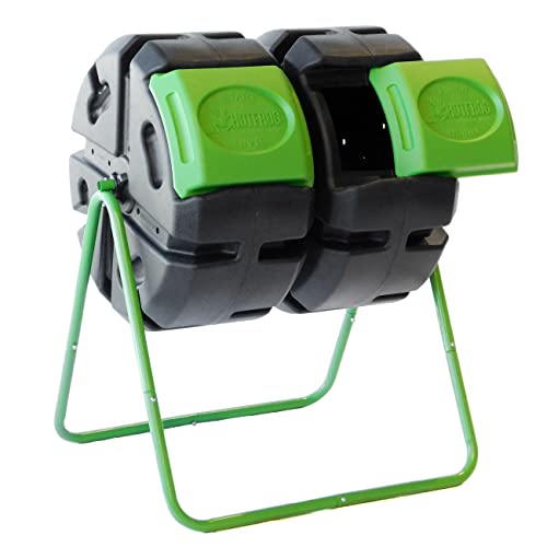♻️ FCMP Outdoor HOTFROG 37-Gallon Dual Body Composter – Efficient Composting for Eco-Friendly Living 🌿