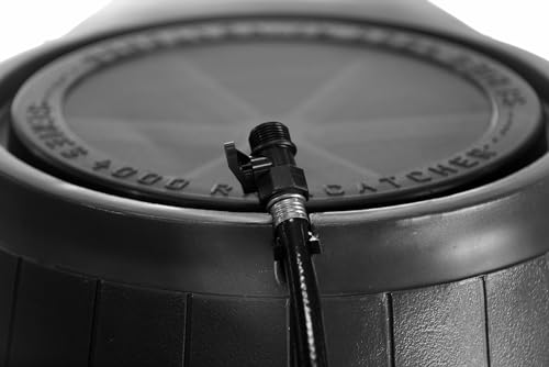 FCMP Outdoor RC4000-BLK 50-Gallon Rain Water Barrel