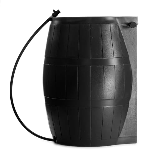 FCMP Outdoor RC4000-BLK 50-Gallon Rain Water Barrel