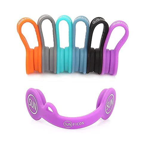 6 Pack Magnetic Cord Organizers Cable Clips Wire Ties