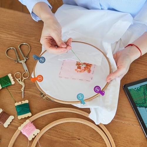 6 Pack Magnetic Cord Organizers Cable Clips Wire Ties