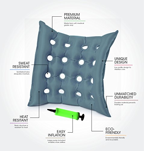 Premium Inflatable Seat Cushion for Comfortable Prolonged Sitting