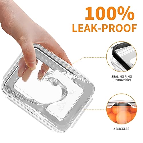 18 PCS BPA-Free Food Storage Containers with Lids